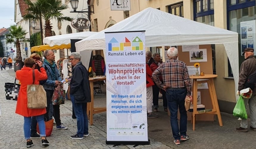 Infostand von RemstalLeben eG m 24.10.2022